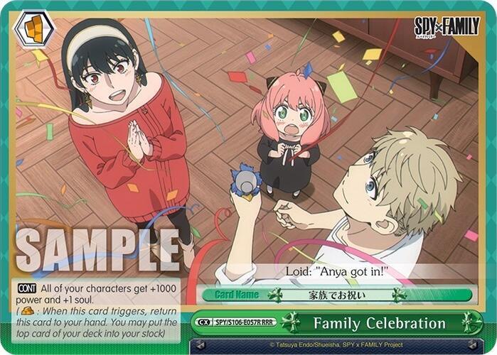 Family Celebration (SPY/S106-E057R RRR) [SPY x FAMILY] | Cracking-Singles