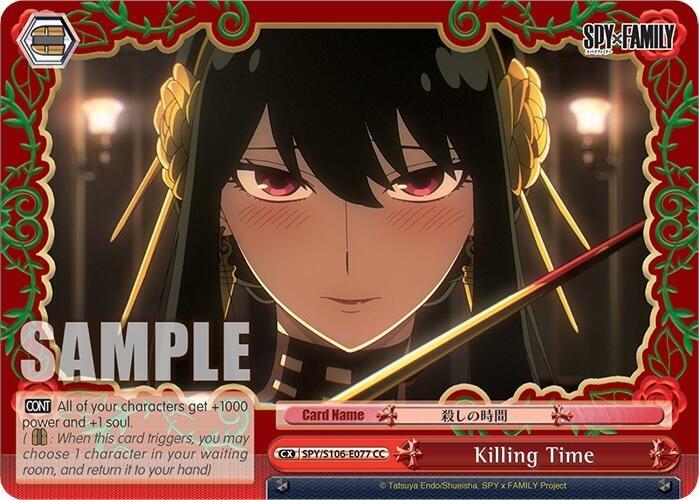 Killing Time (SPY/S106-E077 CC) [SPY x FAMILY] | Cracking-Singles