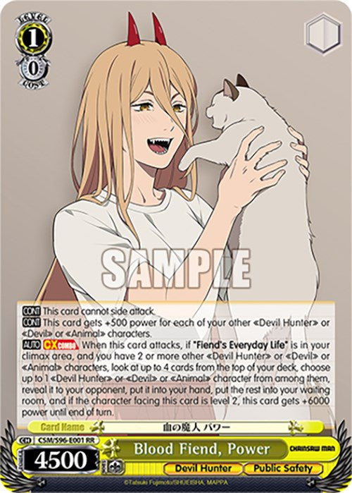 Blood Fiend, Power (CSM/S96-E001 RR) [Chainsaw Man] | Cracking-Singles