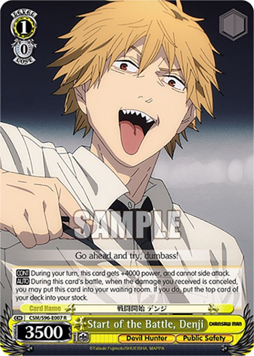 Start of the Battle, Denji (CSM/S96-E007 R) [Chainsaw Man] | Cracking-Singles