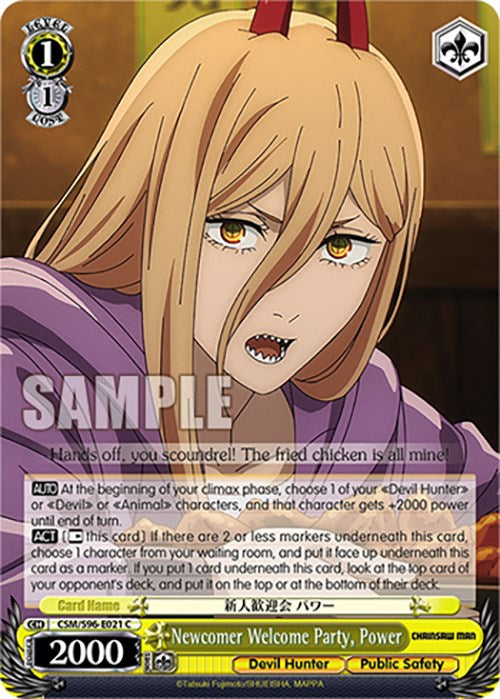 Newcomer Welcome Party, Power (CSM/S96-E021 C) [Chainsaw Man] | Cracking-Singles