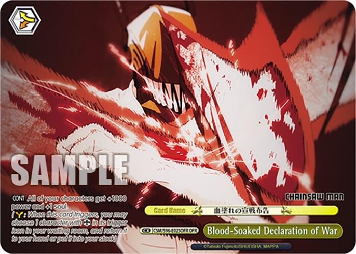 Blood-Soaked Declaration of War (CSM/S96-E025OFR OFR) [Chainsaw Man] | Cracking-Singles