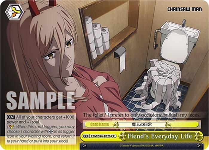 Fiend's Everyday Life (CSM/S96-E026 CC) [Chainsaw Man] | Cracking-Singles