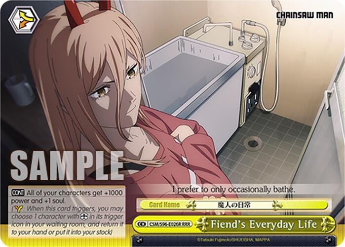 Fiend's Everyday Life (CSM/S96-E026R RRR) [Chainsaw Man] | Cracking-Singles