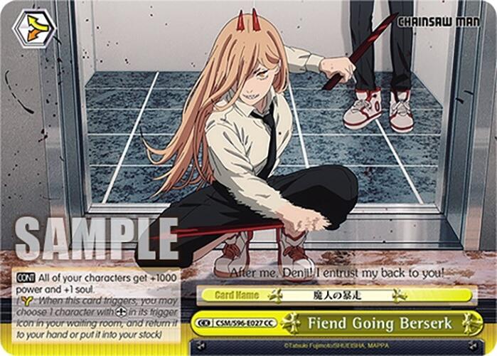 Fiend Going Berserk (CSM/S96-E027 CC) [Chainsaw Man] | Cracking-Singles