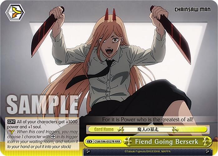 Fiend Going Berserk (CSM/S96-E027R RRR) [Chainsaw Man] | Cracking-Singles