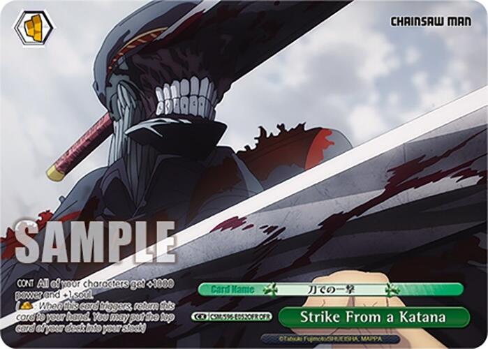 Strike From a Katana (CSM/S96-E052OFR OFR) [Chainsaw Man] | Cracking-Singles