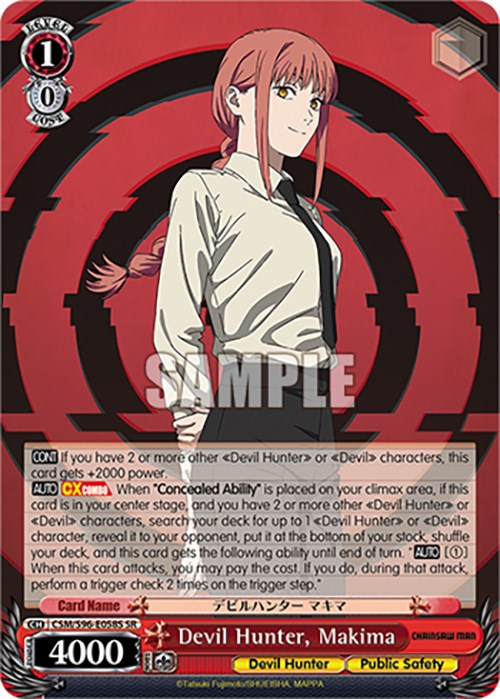 Devil Hunter, Makima (CSM/S96-E058S SR) [Chainsaw Man] | Cracking-Singles