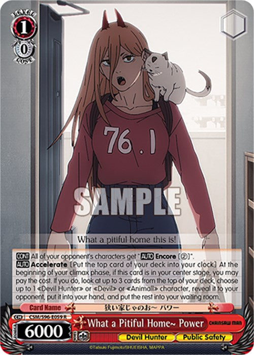 What a Pitiful Home~ Power (CSM/S96-E059 R) [Chainsaw Man] | Cracking-Singles