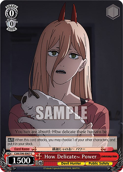 How Delicate~ Power (CSM/S96-E067 C) [Chainsaw Man] | Cracking-Singles