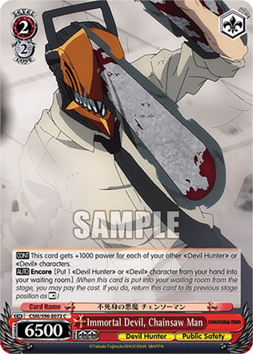 Immortal Devil, Chainsaw Man (CSM/S96-E072 C) [Chainsaw Man] | Cracking-Singles
