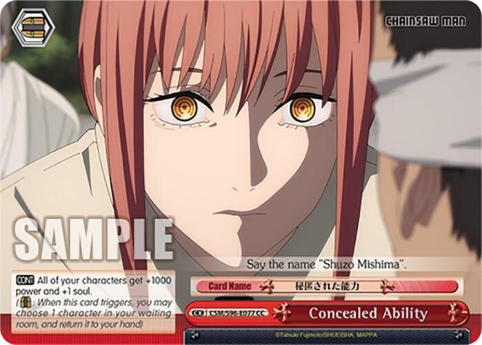 Concealed Ability (CSM/S96-E077 CC) [Chainsaw Man] | Cracking-Singles