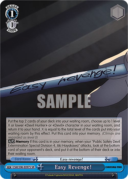 Easy Revenge! (CSM/S96-E097S SR) [Chainsaw Man] | Cracking-Singles