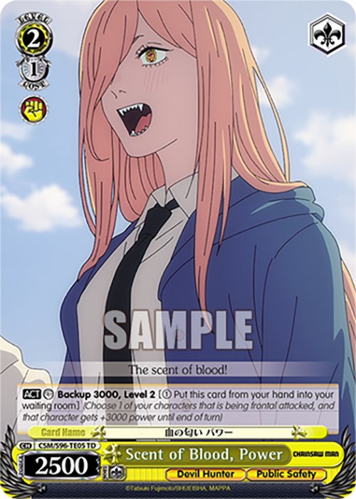 Scent of Blood, Power (CSM/S96-TE05 TD) [Chainsaw Man] | Cracking-Singles
