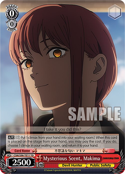Mysterious Scent, Makima (CSM/S96-TE11 TD) [Chainsaw Man] | Cracking-Singles