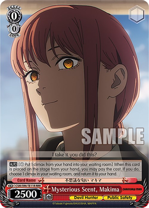 Mysterious Scent, Makima (CSM/S96-TE11R RRR) [Chainsaw Man] | Cracking-Singles