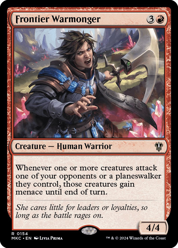 Frontier Warmonger [Murders at Karlov Manor Commander] | Cracking-Singles
