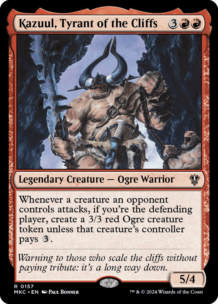 Kazuul, Tyrant of the Cliffs [Murders at Karlov Manor Commander] | Cracking-Singles