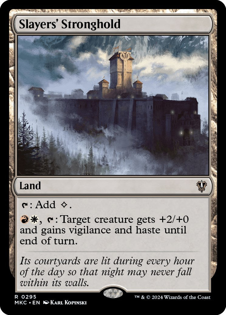 Slayers' Stronghold [Murders at Karlov Manor Commander] | Cracking-Singles