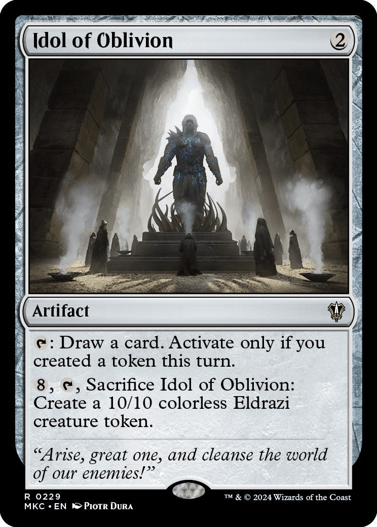 Idol of Oblivion [Murders at Karlov Manor Commander] | Cracking-Singles