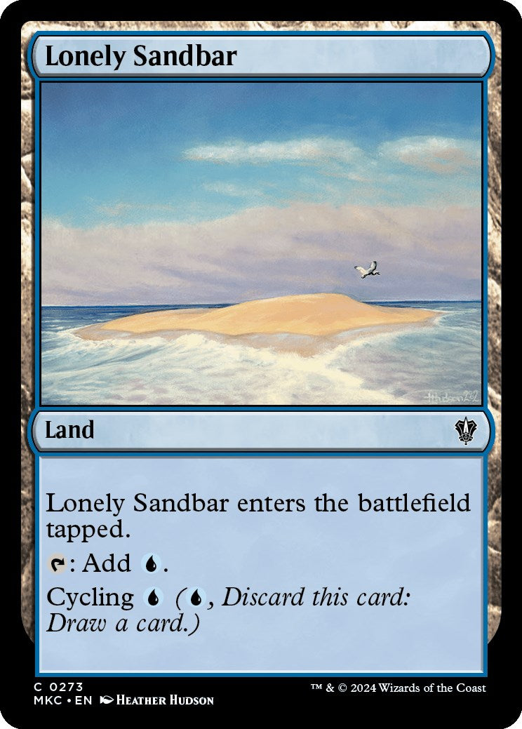 Lonely Sandbar [Murders at Karlov Manor Commander] | Cracking-Singles