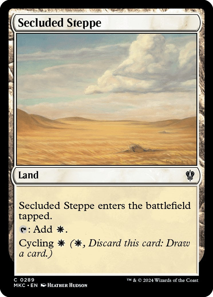 Secluded Steppe [Murders at Karlov Manor Commander] | Cracking-Singles