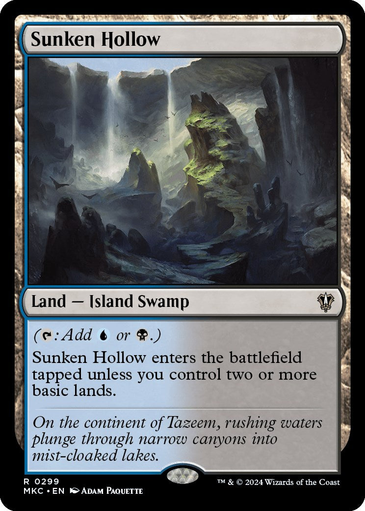Sunken Hollow [Murders at Karlov Manor Commander] | Cracking-Singles
