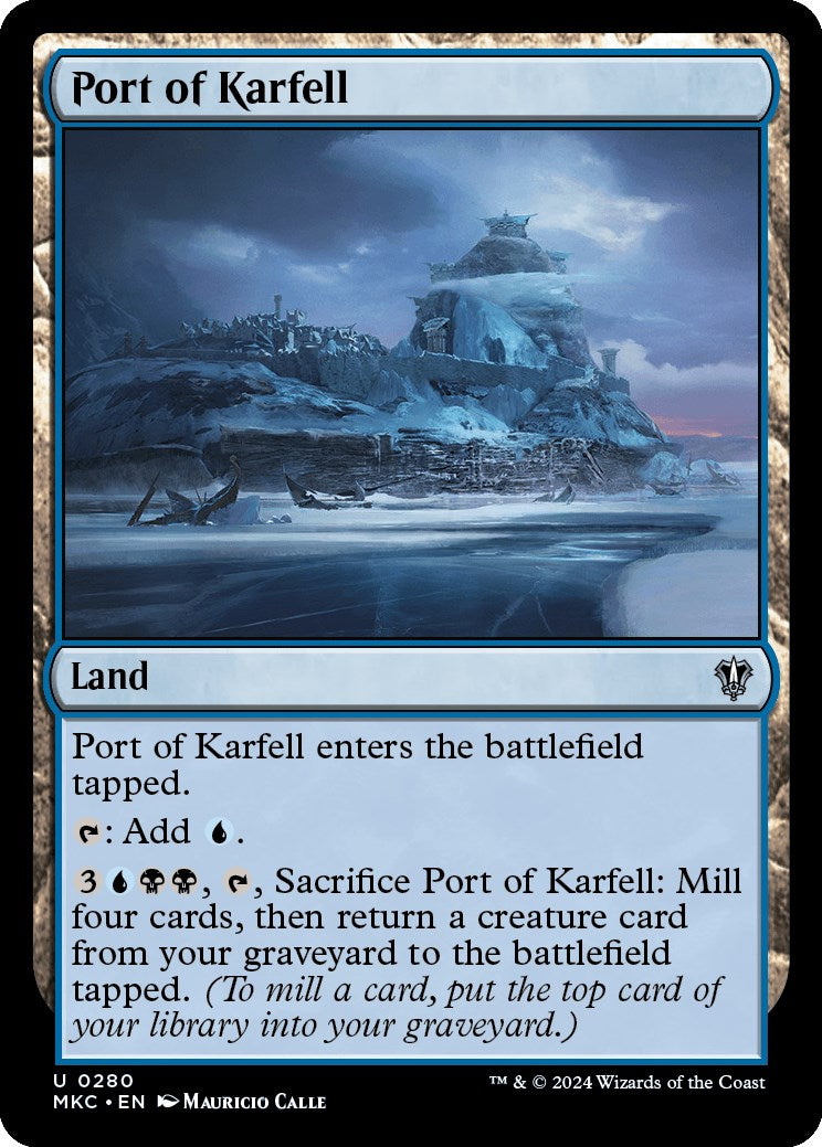 Port of Karfell [Murders at Karlov Manor Commander] | Cracking-Singles