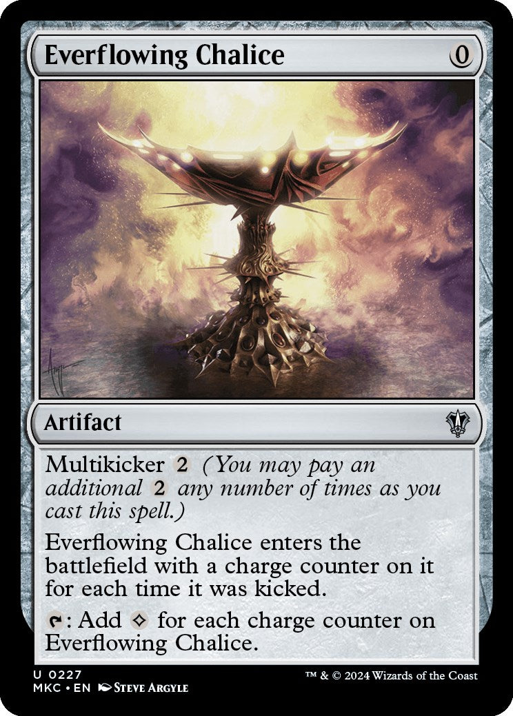 Everflowing Chalice [Murders at Karlov Manor Commander] | Cracking-Singles