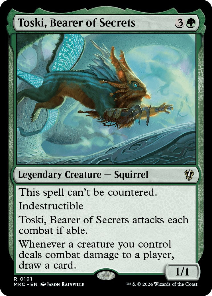 Toski, Bearer of Secrets [Murders at Karlov Manor Commander] | Cracking-Singles
