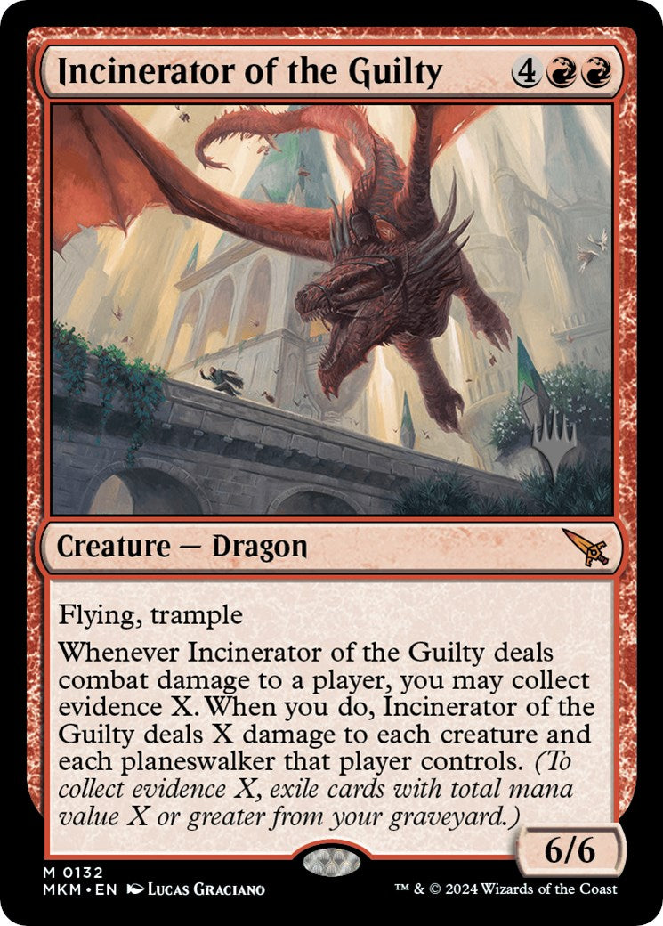 Incinerator of the Guilty (Promo Pack) [Murders at Karlov Manor Promos] | Cracking-Singles