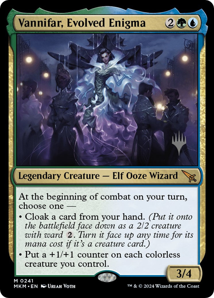 Vannifar, Evolved Enigma (Promo Pack) [Murders at Karlov Manor Promos] | Cracking-Singles