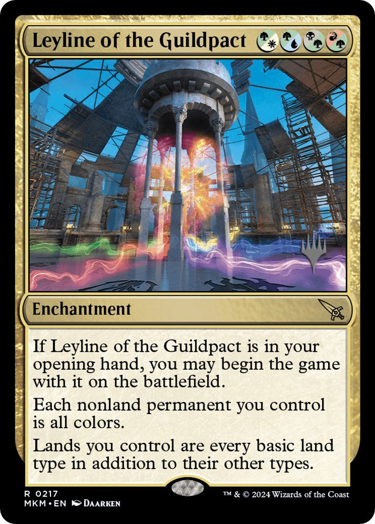 Leyline of the Guildpact (Promo Pack) [Murders at Karlov Manor Promos] | Cracking-Singles