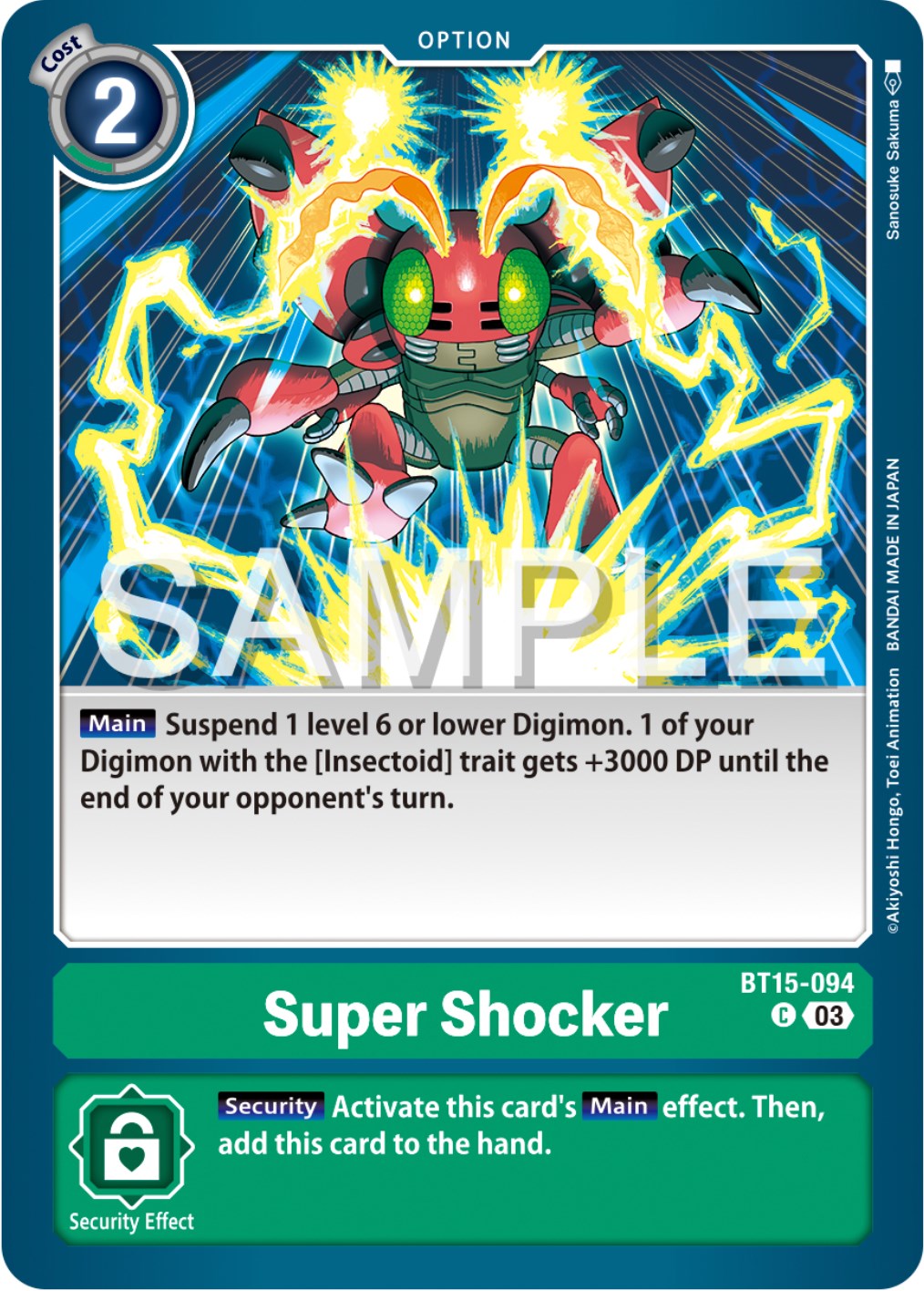 Super Shocker [BT15-094] [Exceed Apocalypse] | Cracking-Singles