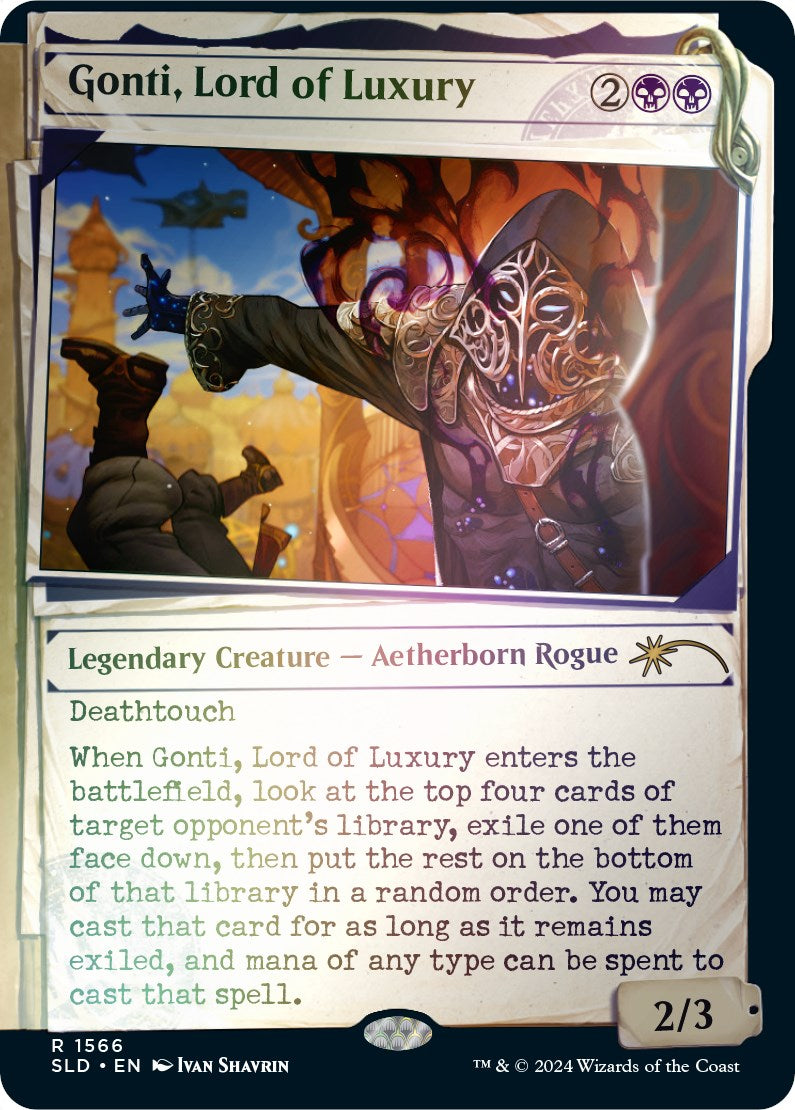 Gonti, Lord of Luxury (Rainbow Foil) [Secret Lair Drop Series] | Cracking-Singles