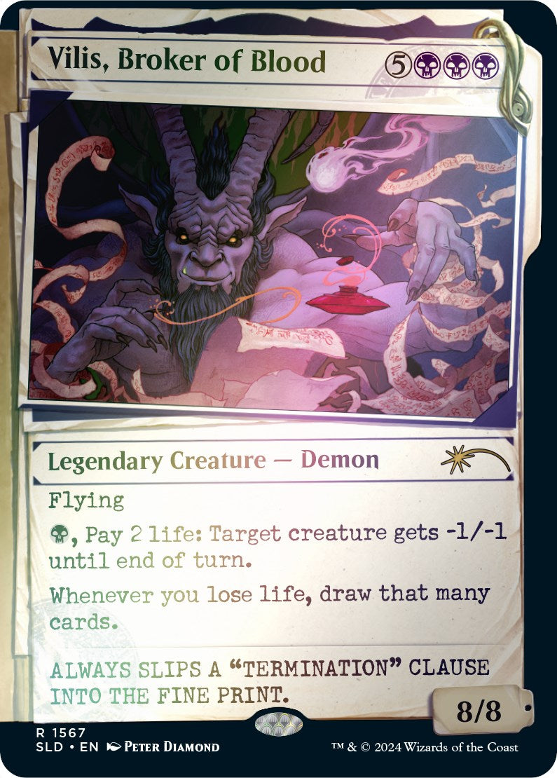 Vilis, Broker of Blood (Rainbow Foil) [Secret Lair Drop Series] | Cracking-Singles