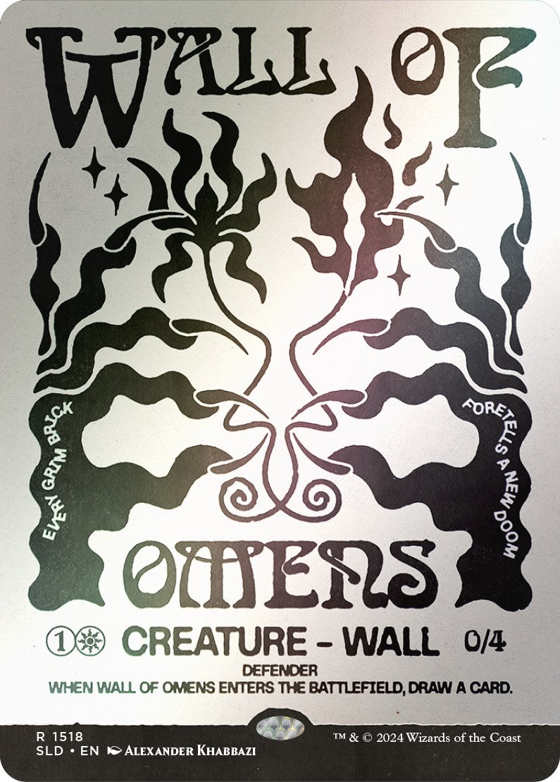 Wall of Omens (Rainbow Foil) [Secret Lair Drop Series] | Cracking-Singles