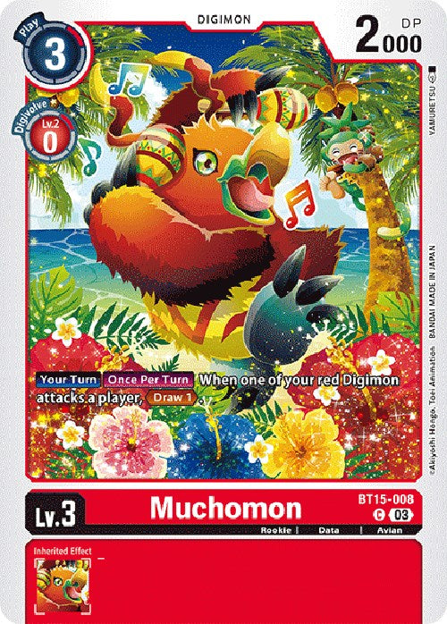 Muchomon [BT15-008] [Exceed Apocalypse] | Cracking-Singles