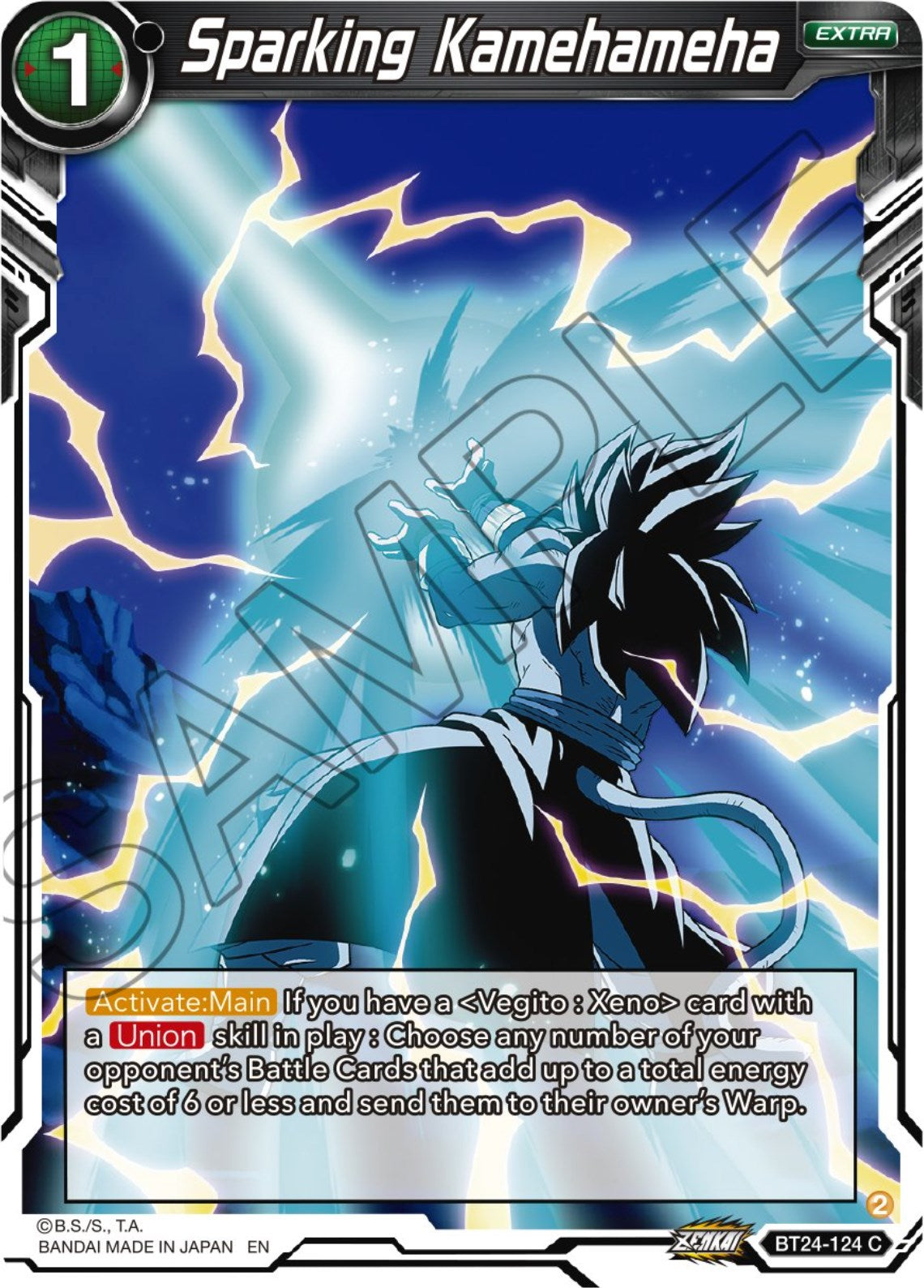 Sparking Kamehameha (BT24-124) [Beyond Generations] | Cracking-Singles