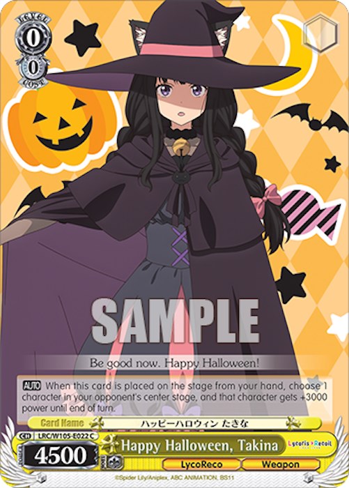 Happy Halloween, Takina (LRC/W105-E022 C) [Lycoris Recoil] | Cracking-Singles