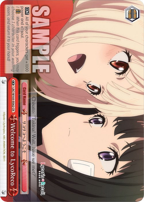Welcome to LycoReco (LRC/W105-E062 CR) [Lycoris Recoil] | Cracking-Singles