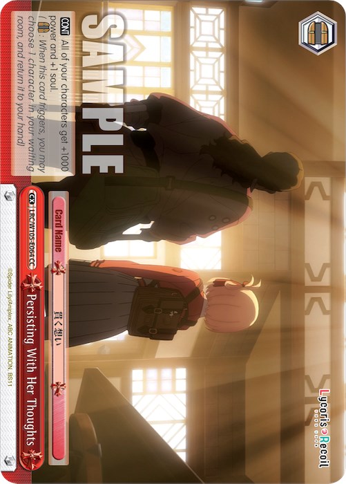 Persisting With Her Thoughts (LRC/W105-E064 CC) [Lycoris Recoil] | Cracking-Singles