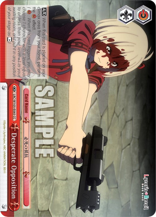 Desperate Opposition (LRC/W105-E065 CC) [Lycoris Recoil] | Cracking-Singles