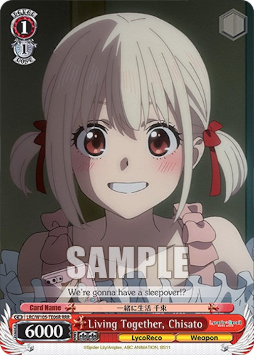 Living Together, Chisato (LRC/W105-TE06R RRR) [Lycoris Recoil] | Cracking-Singles
