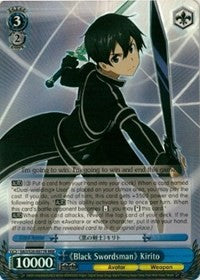 "Black Swordsman" Kirito (SAO/S20-E077R RRR) [Sword Art Online] | Cracking-Singles