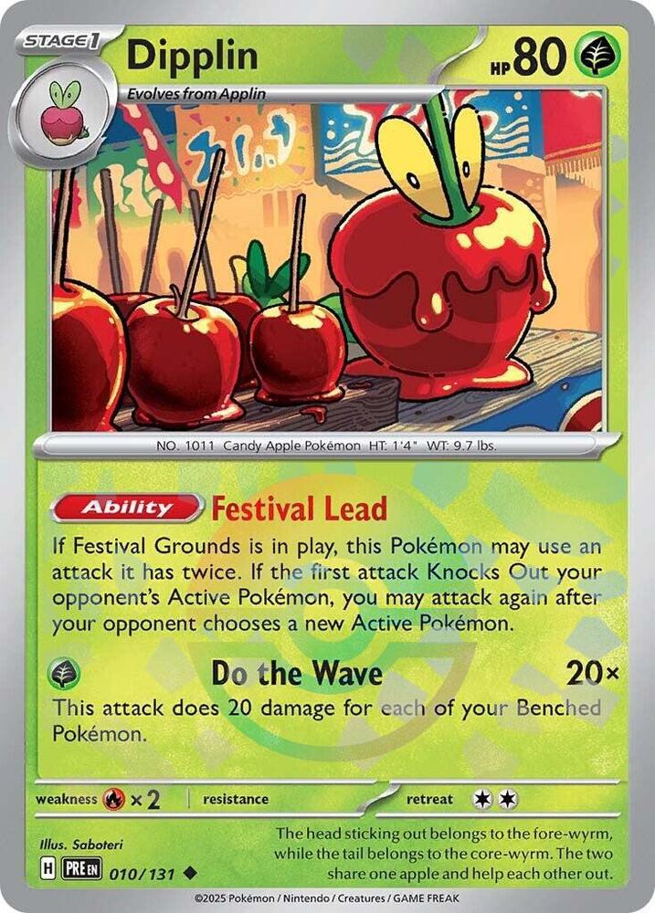 Dipplin (010/131) (Poke Ball Pattern) [Scarlet & Violet: Prismatic Evolutions] | Cracking-Singles