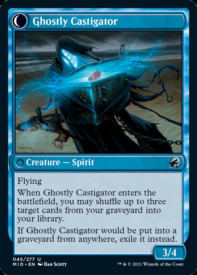 Covetous Castaway // Ghostly Castigator [Innistrad: Midnight Hunt] | Cracking-Singles