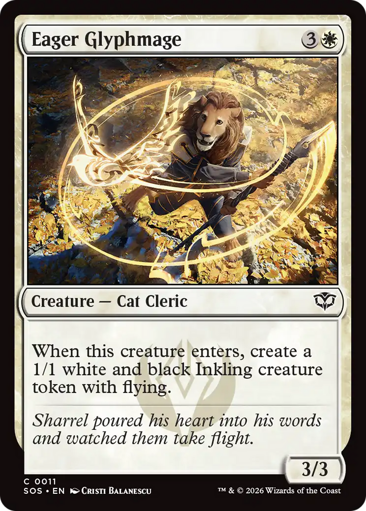 Eager Glyphmage [Secrets of Strixhaven] | Cracking-Singles