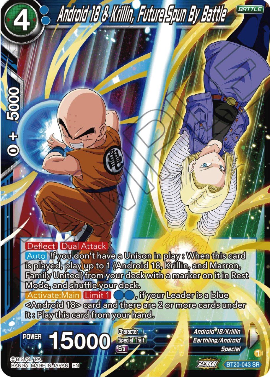 Android 18 & Krillin, Super-Powered Spouses (BT20-043) [Power Absorbed] | Cracking-Singles