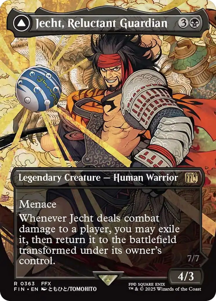 Jecht, Reluctant Guardian // Braska's Final Aeon (Borderless) [FINAL FANTASY] | Cracking-Singles